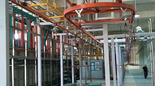 喷涂生产线组成结构