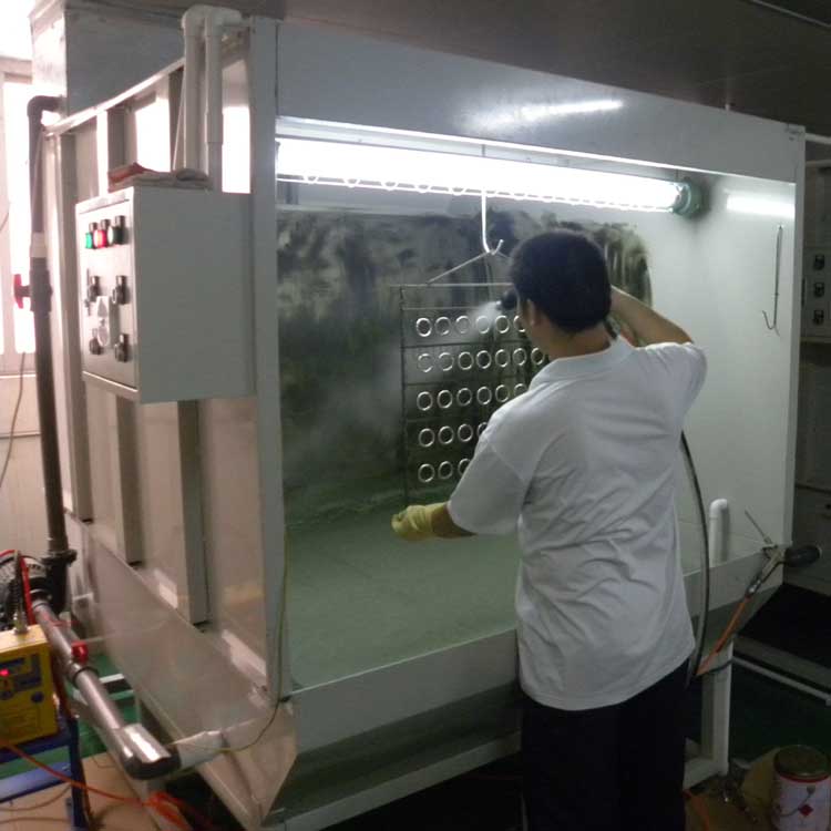 手喷水帘柜生产