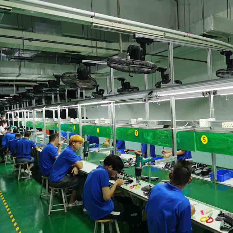 带风扇流水线 长台流...