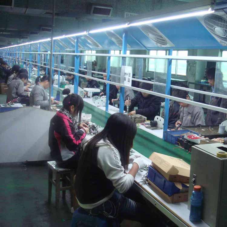 带百叶窗风扇流水线定...