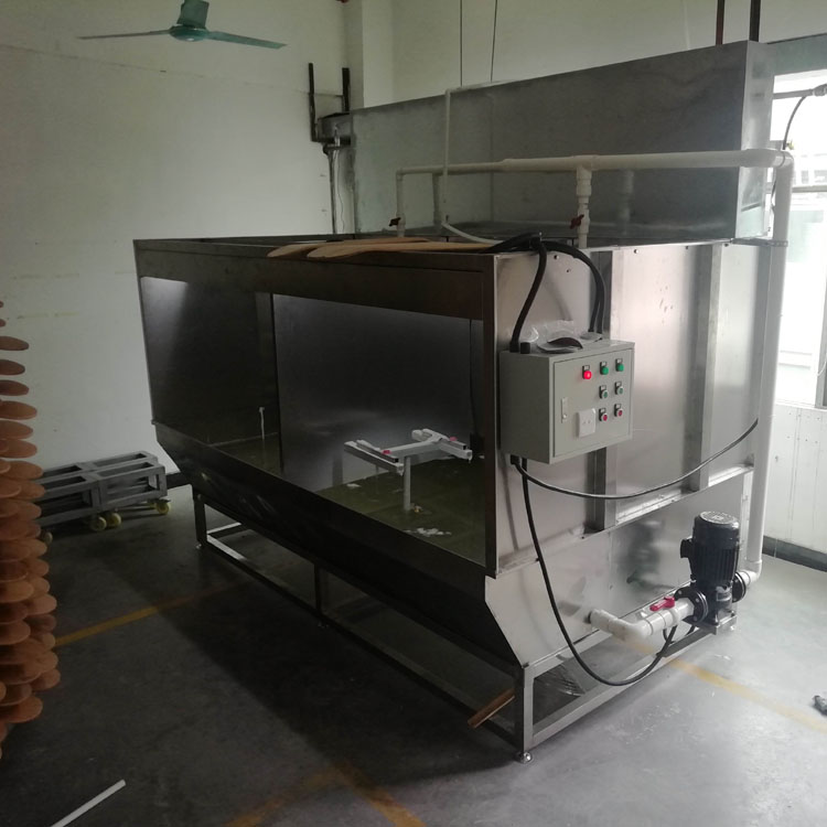 不锈钢手动喷漆水帘柜