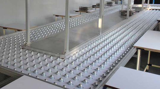 环形无动力滚筒线用途