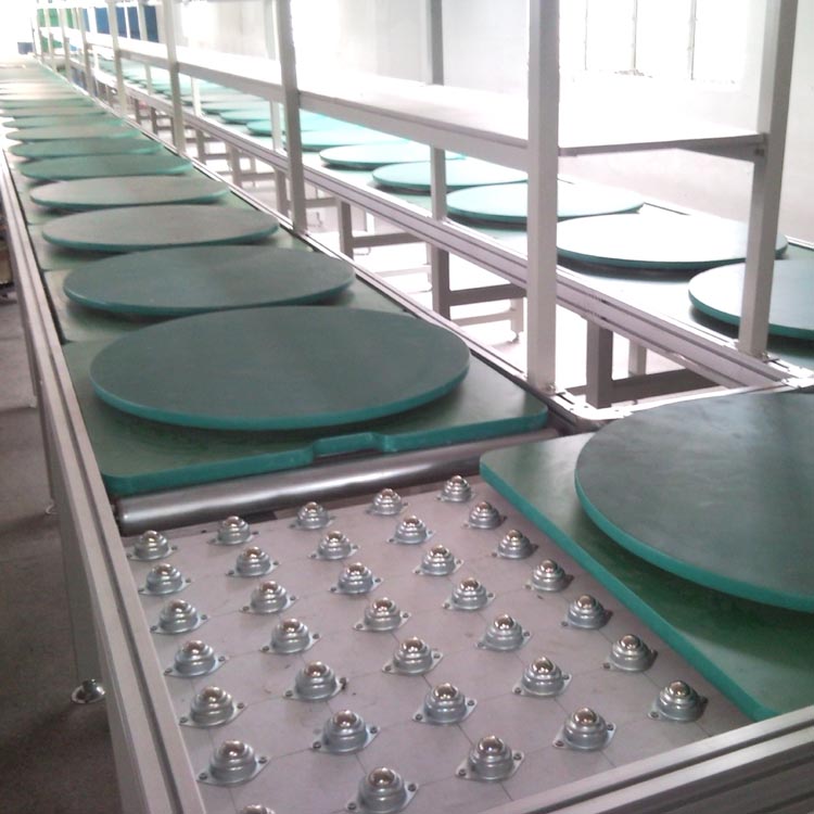 无动力滚筒装配生产线...