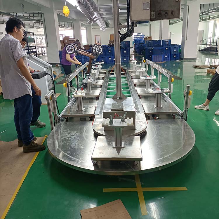 滑板车装配生产线 环...